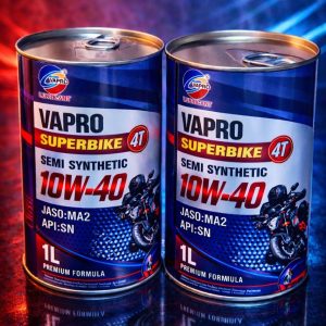Double Combo: Semi Synthetic 10W40 SUPERBIKE 4T